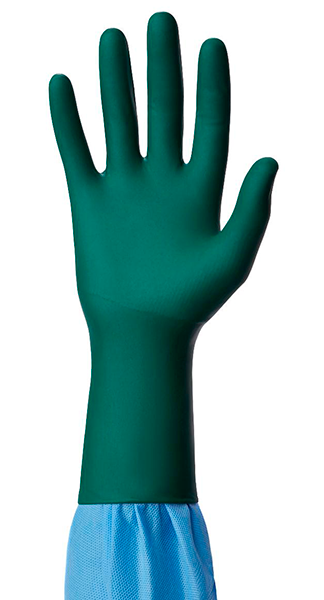 Gant à usage unique stérile Néoprène Dermashield 73-711 vert non poudré  taille 6 - PAREDES
