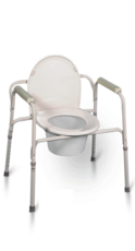 Euro chaise d'aisance avec appuie-bras pivotants, 1 unité – MedPro :  Équipement et accessoires pour la maison