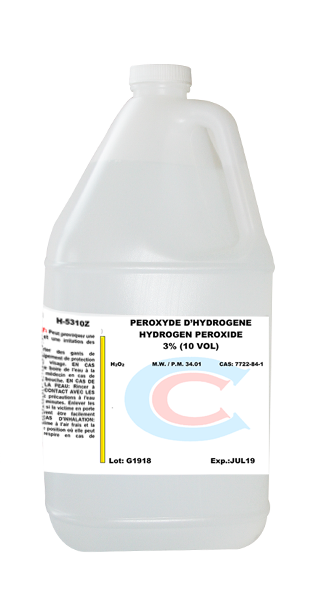 Peroxyde d'hydrogène 3 % (Peroxyde 10 volumes)