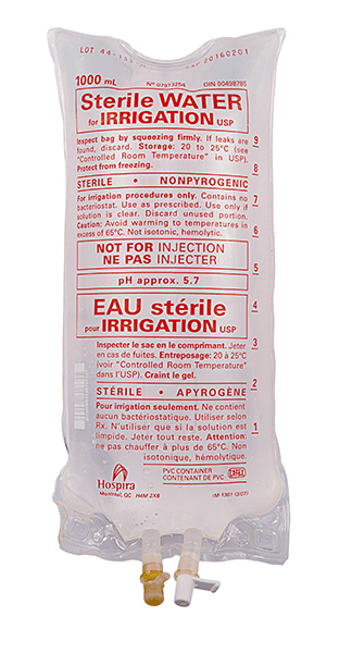 Eau Stérile pour irrigation Flacon Plastique - Lavoisier