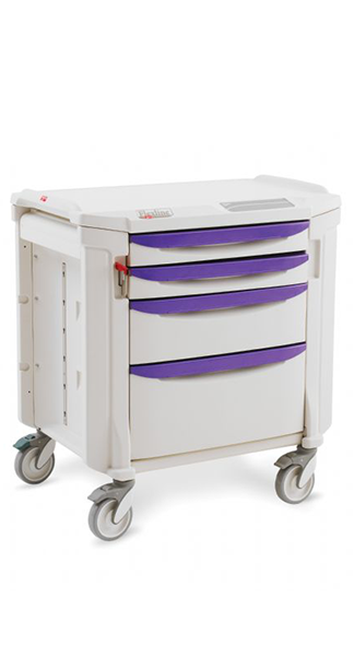 Roue pour chariot médical - E302D-Y - Longfen Caster - pour lit d'hôpital /  avec frein