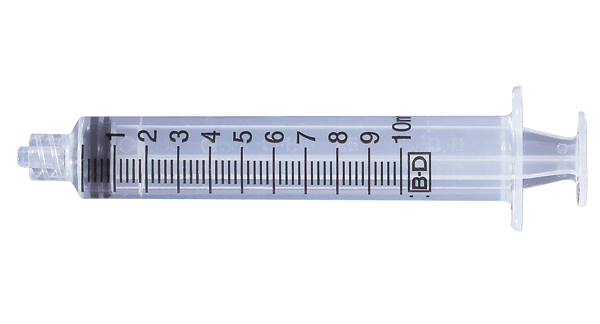 BD 10-cc Syringe without Needle, Medical Care