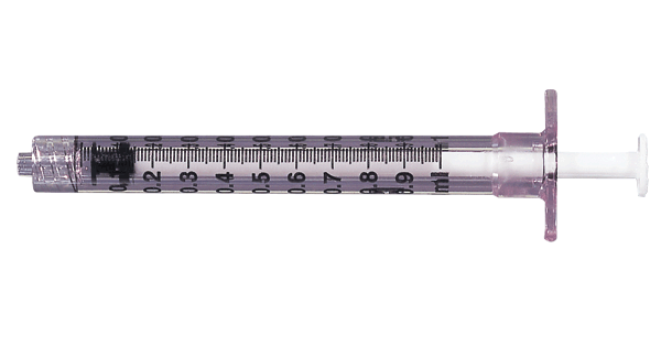 BD 1-cc Syringe without Needle